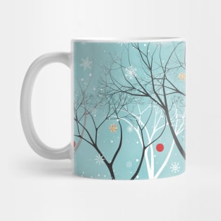 Snowy Winter Landscape Mug